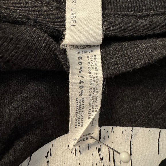 Live And Tell, Let's Get Sheet Faced Sweatshirt, Dark Gray, SMALL, Preowned - Picture 5 of 5